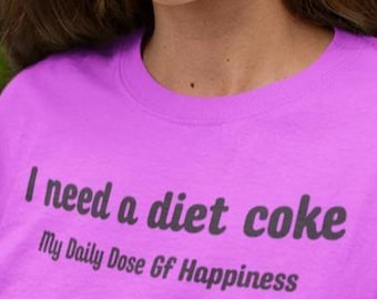 Funny Diet Coke Sweatshirt, Soda Lover Graphic Pullover