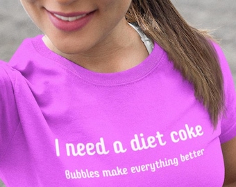 Embroidered Diet Coke Sweatshirt, Retro Soda Pullover, Funny Unisex Jumper
