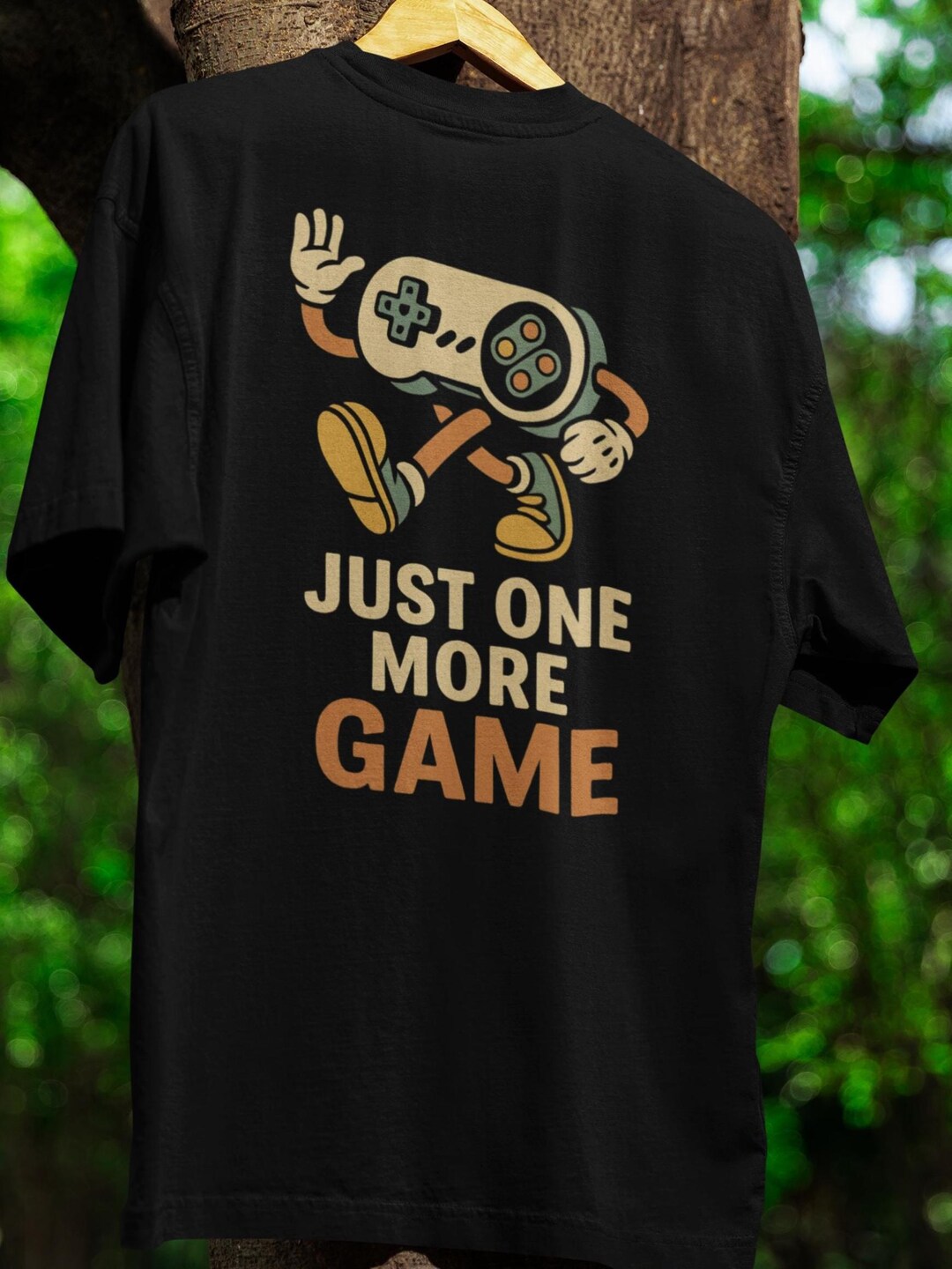 Just One More Game Retro Gamer Shirt, 90s Vintage Gaming Tee, Funny ...