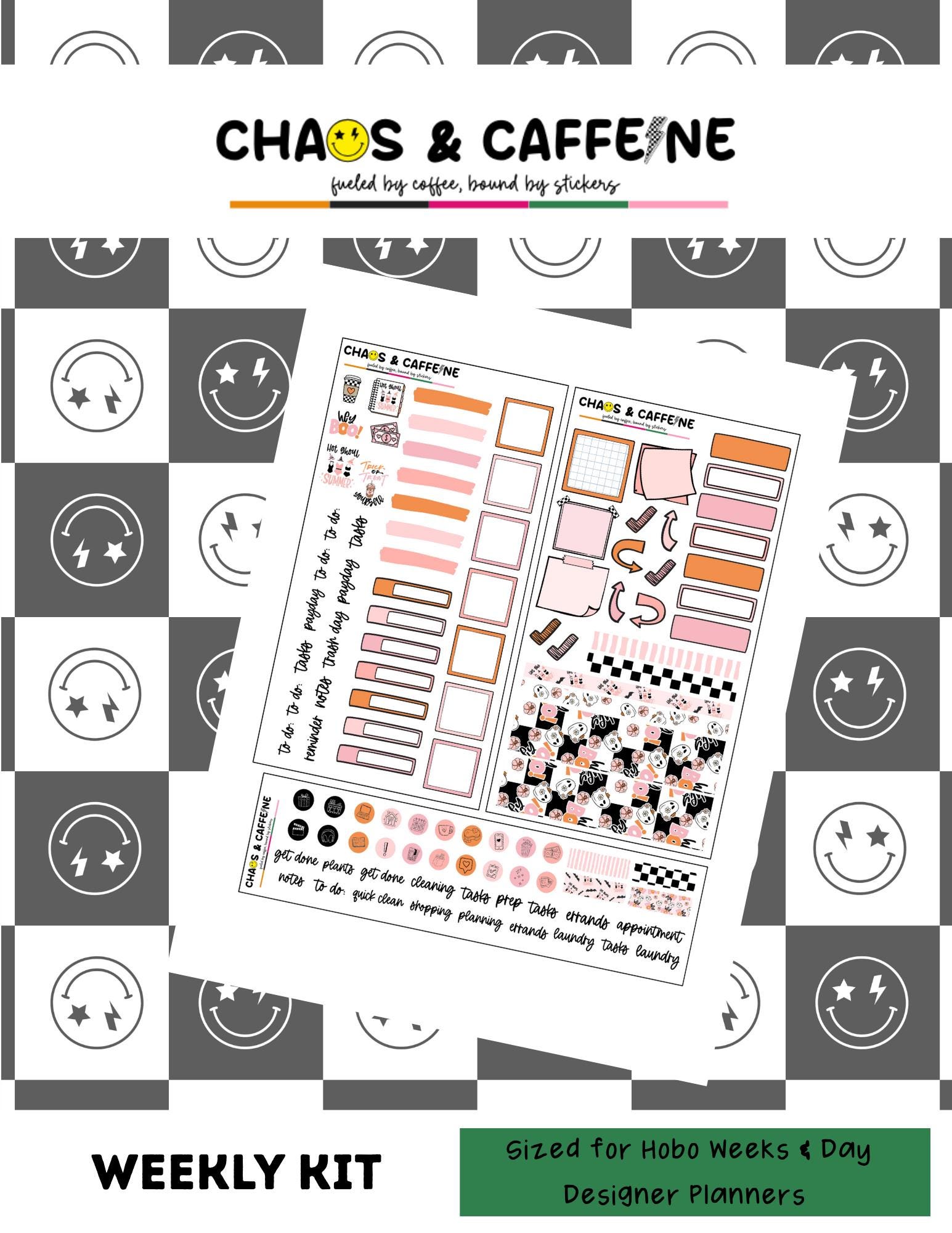 Day designer planner stickers - etsy