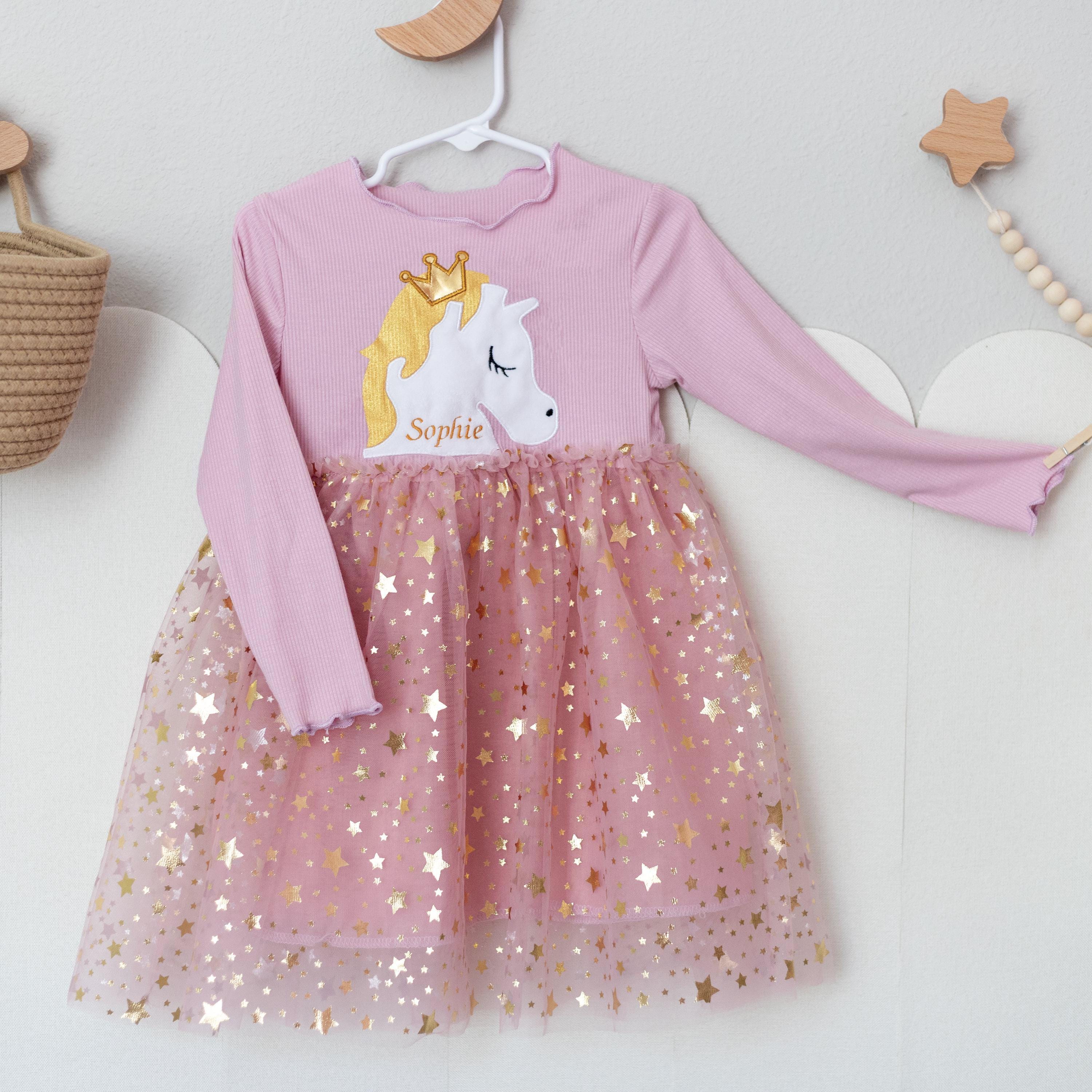 Christmas Unicorn Dress - Etsy