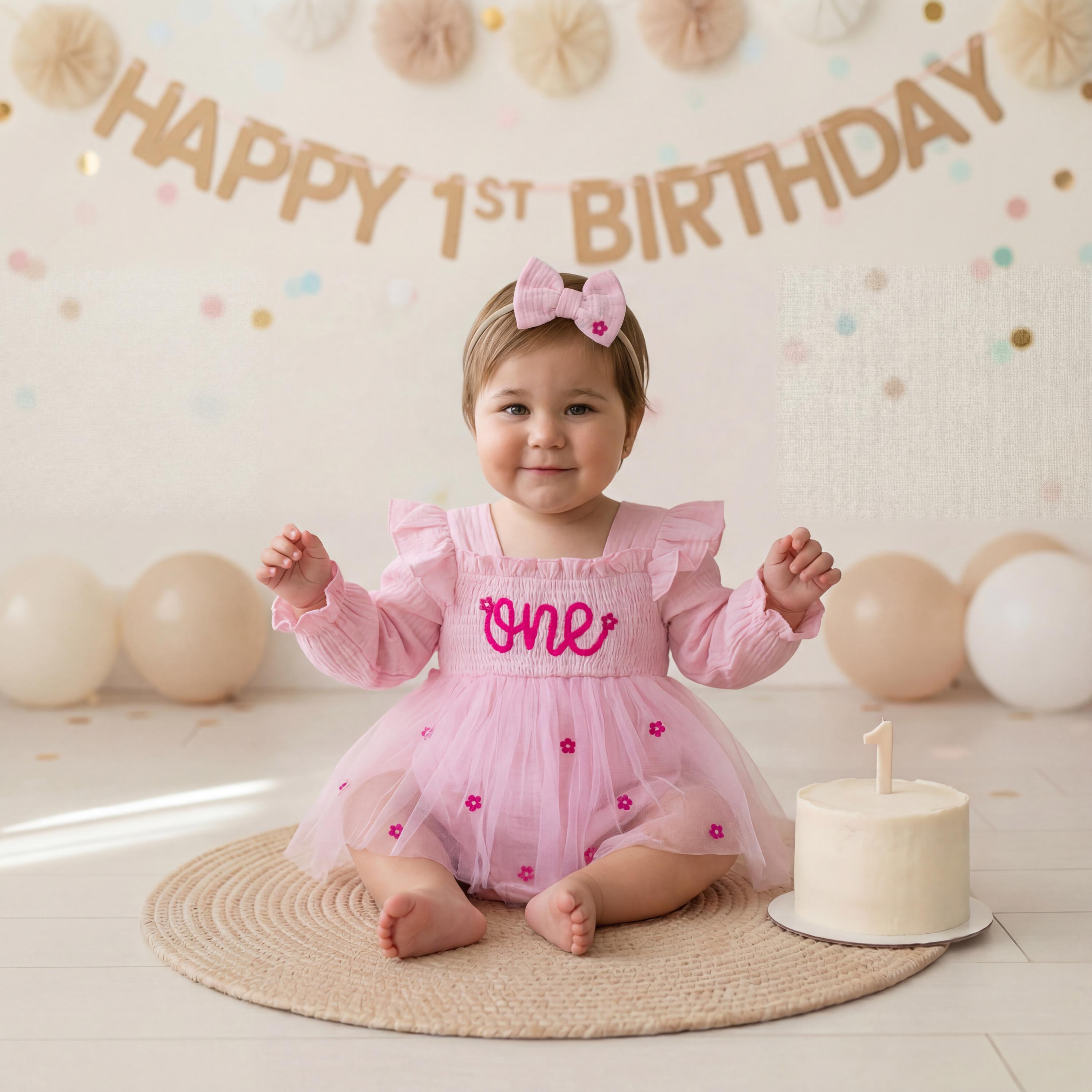 princess polly baby blue dress Mom Daughter Matching Dresses for 1st Birthday main image 1