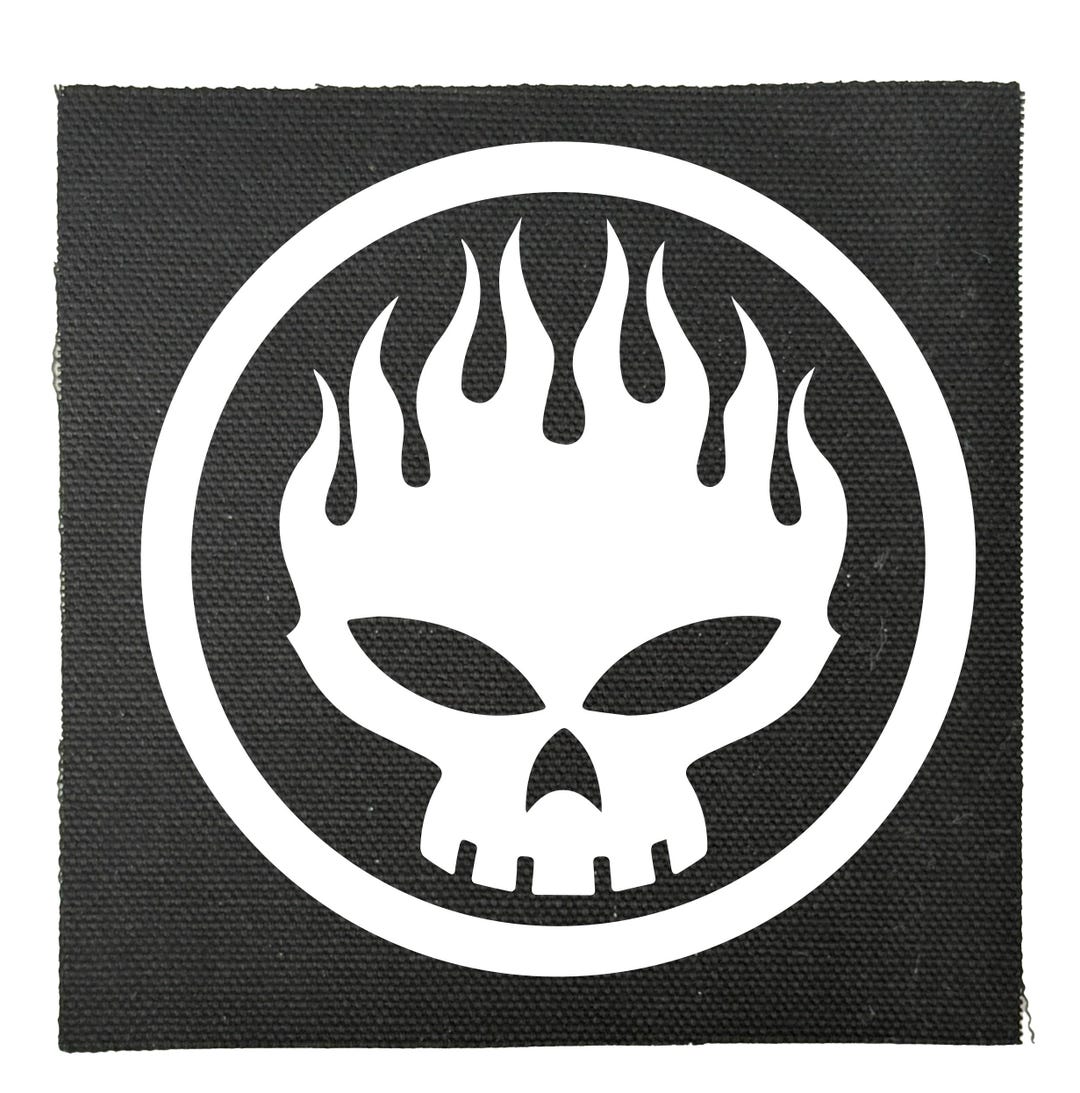 The Offspring Skull Logo 4”X4” Screen Printed Heavy Duck Cotton - Etsy