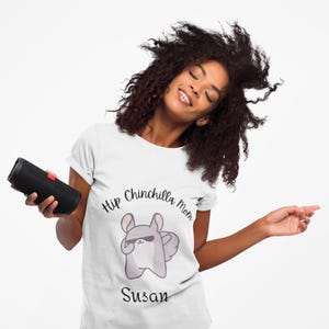 Chinchilla Mom Unisex Heavy Cotton Tee, Gift for Pet Lovers, Birthday T-Shirt, Animal Lover's Apparel, Cute Chinchilla Shirt