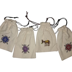 Bolsa de regalo Monedero, Tatreez, patrimonio cultural e identidad regional, artesanía cosida a mano, artesana dirigida por mujeres, bordado palestino