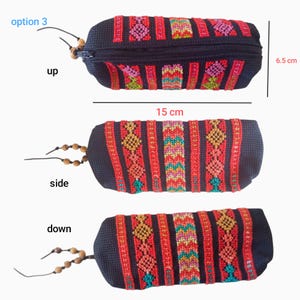 Makeup Purse, Tatreez, cultural heritage, regional identity hand-stitched craftsmanship, women artisan, Palestinian embroidery, Makeup case Option 3