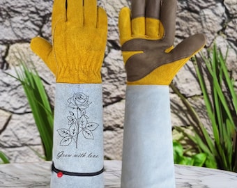 Personalised Garden Gloves Engraved Gardening Fathers Day Gift Set Hand Dad Retirement Present Allotment Nana Retirement