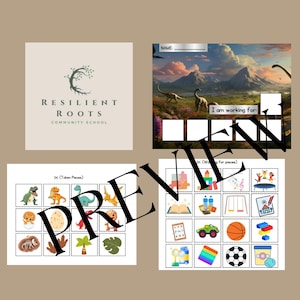 Op de afbeelding: Een printbaar werkblad voor kinderen met een dinosaurus thema. Het werkblad bevat een sectie voor de naam van het kind, een sectie voor het kind om te schrijven waar het voor werkt, en een sectie voor het kind om plaatjes van dinosaurussen in te kleuren. Het werkblad bevat ook een sectie voor het kind om plaatjes van dinosaurussen gerelateerde items te tellen en in te kleuren.