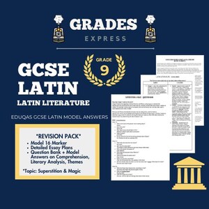 GCSE EDUQAS Latin: GRADE 9 Latin Literature Revision Pack