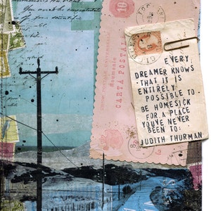 Day 30 - 11&quot;x14&quot; paper print - travel quote poster