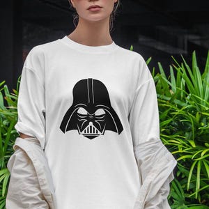 Darth Vader Clipart png, svg, ai Bundle, Star Wars Silhouette Sublimation, Disney Style, Dark Side Art.