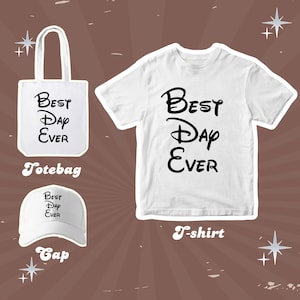 Najlepszy dzień w życiu – Wakacje w Disneyu – Myszka Miki – Wycieczka do Disneya – Myszka Minnie – SVG – PNG – Sylwetka Cricut – Pobieranie cyfrowe – Natychmiastowe pobieranie