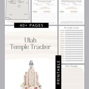 Guía de seguimiento de templos SUD de Utah (descarga digital)