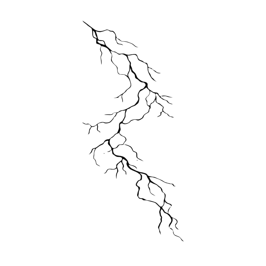 Steezyink Semi permanent Tattoo Lightning Veins Last Upto 2 Weeks 4 X 7