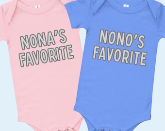 Le cache-couche préféré de Nona et Nono - Parfait pour les parrains et marraines grecs - Cadeau de baptême - Baby shower - Idée de tenue de baptême