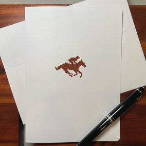carta originale - cavallo da corsa - per lui / per lei - biglietto di compleanno - SSC018