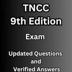 Esame finale TNCC 9a Edizione 1, 50 domande con risposte corrette e verificate. Valutazione A+.