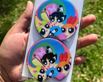 powerful girls Car coasters| Foam girly Coasters