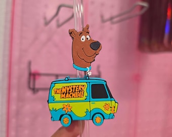 Mystery Dog 3D Straw Topper