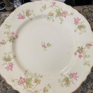 Homer Laughlin Maple Leaf pattern dinner, salad plate