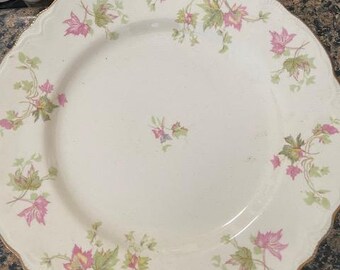 Homer Laughlin Maple Leaf pattern dinner, salad plate