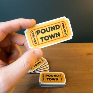 One-Way Ticket to Pound Town | Funny Valentine’s Gift | Gag Gift for Him or Her | Adult Humor Anniversary Gift | Unique Couple’s Present
