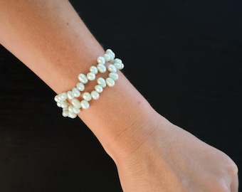 Pulsera de perlas de agua dulce
