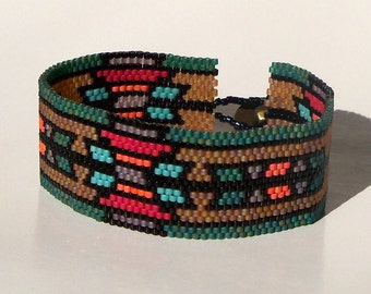 Arizona Bracelet Pattern - Peyote Pattern