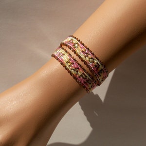 Do More of What Makes You Happy Bracelet Pattern Peyote Pattern image 5