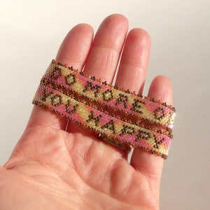 Do More of What Makes You Happy Bracelet Pattern Peyote Pattern image 4