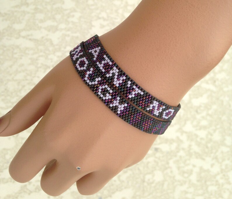 Ain't No Mountain High Enough Ain't No Valley Low Enough Two Bracelet Patterns Peyote Patterns Friendship Bracelet Patterns image 2