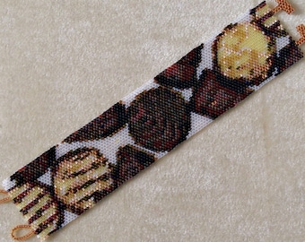 Chocolates - Peyote Bracelet Pattern