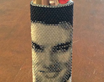 Elvis Lighter Cover Pattern - Peyote Pattern - Lighter Cover Pattern