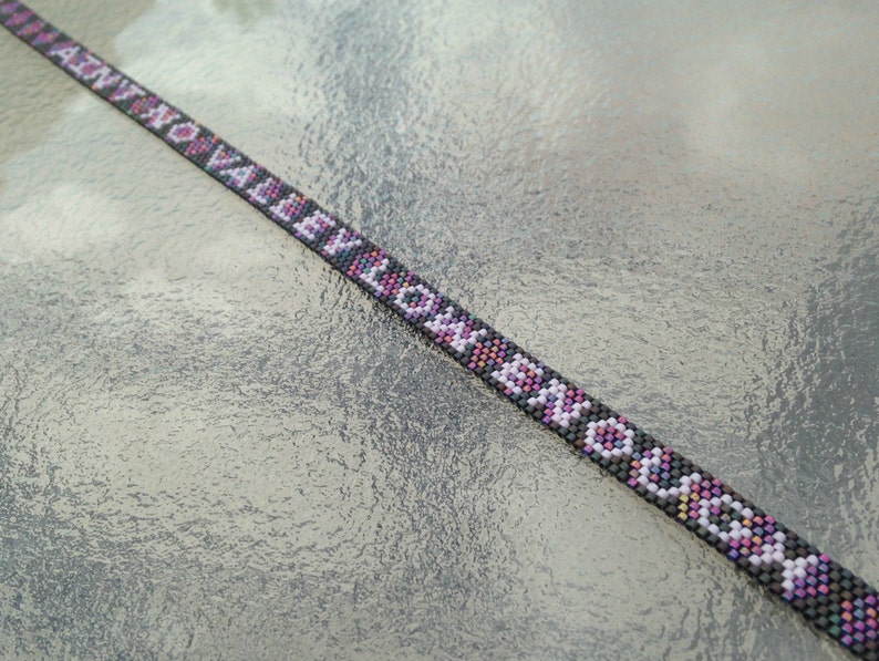 Ain't No Mountain High Enough Ain't No Valley Low Enough Two Bracelet Patterns Peyote Patterns Friendship Bracelet Patterns image 5