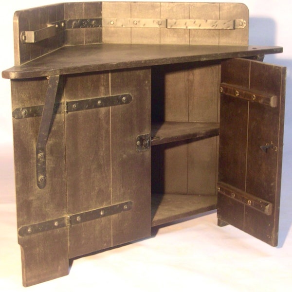 Monterey Style Corner Cabinet