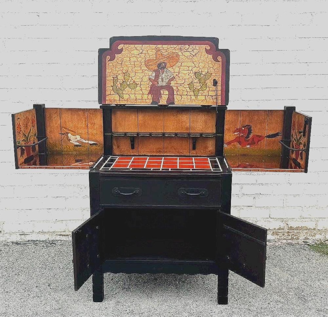 Handmade Rare 1930's Monterey Furniture Style Prohibition Bar - Etsy