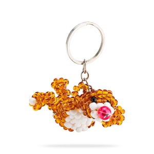 Bear Beads Keychain – Handmade pet key chain – Key Charm for Bags
