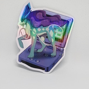 Suicune Gameboy Sticker