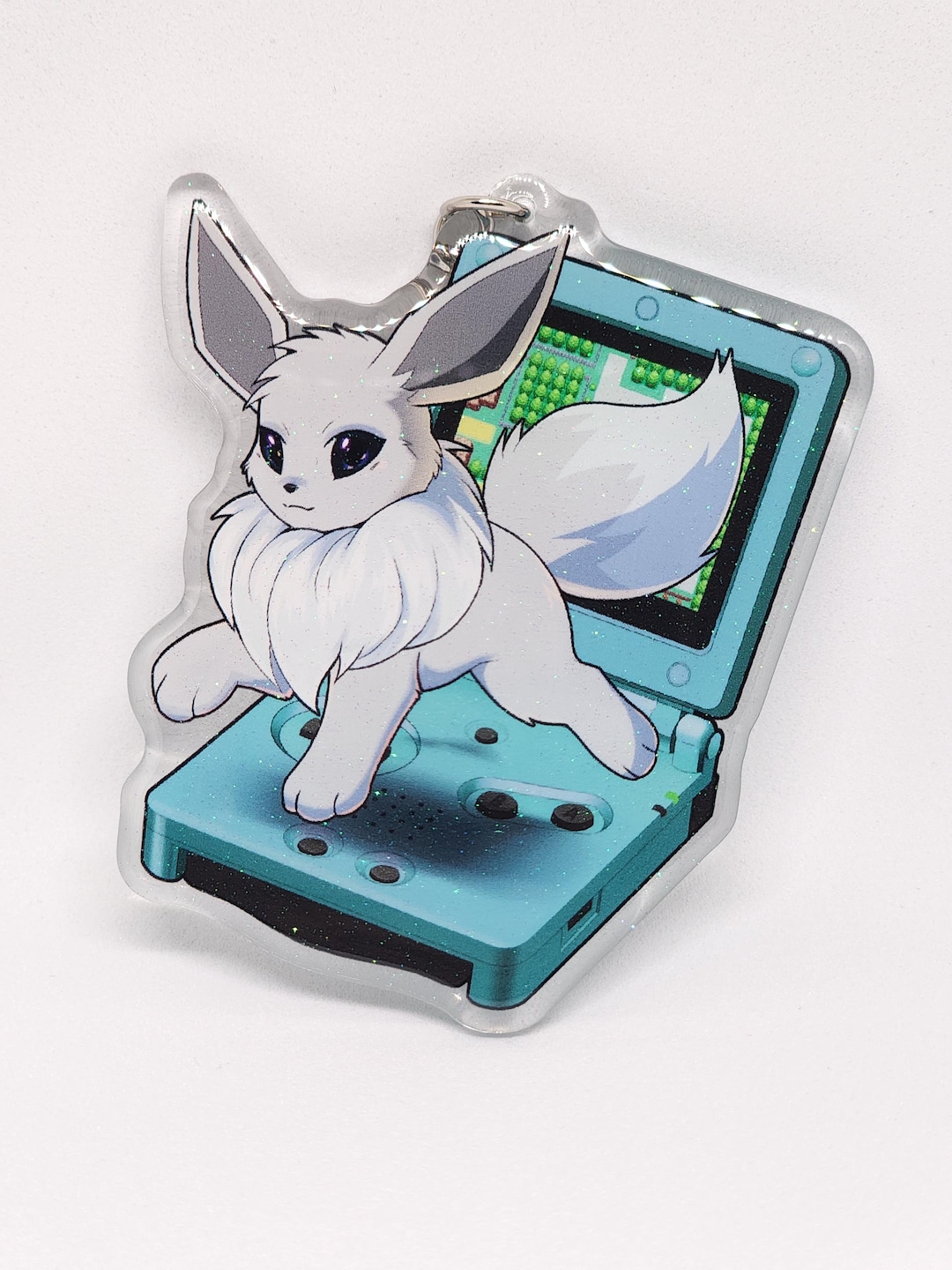Shiny Eevee Gameboy Acrylic Charm - Etsy