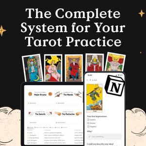 Notion Template Tarot Journal Digital Grimoire Witchy Planner — Complete Spiritual Workspace