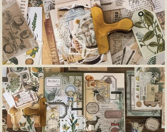 Vintage Botanical Stickers: 260-Piece Floral Herb Set