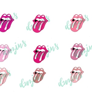 Lips with Tongue | Digital File | svg, png, psd, ai