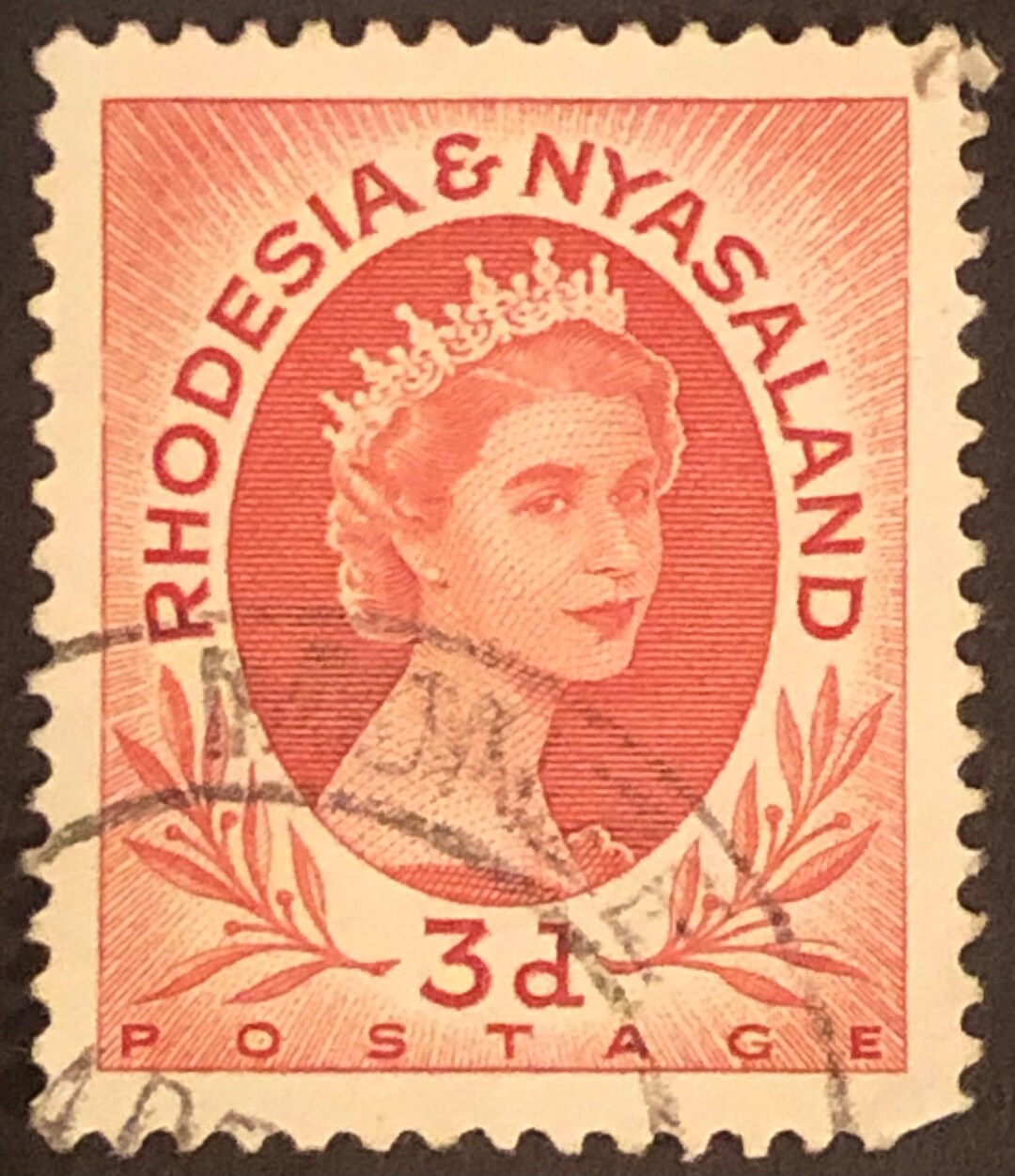 Rhodesia 3d Red Nyasaland Used in Good Condition Ts1. - Etsy