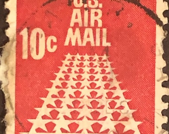 Rare 6cent Red Airmail US Postage - Etsy