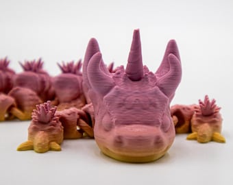 Slim 3Dprinted Spine-Flexible Dragon