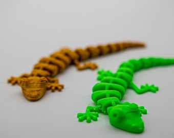 Flexibele 3D-geprinte gekko