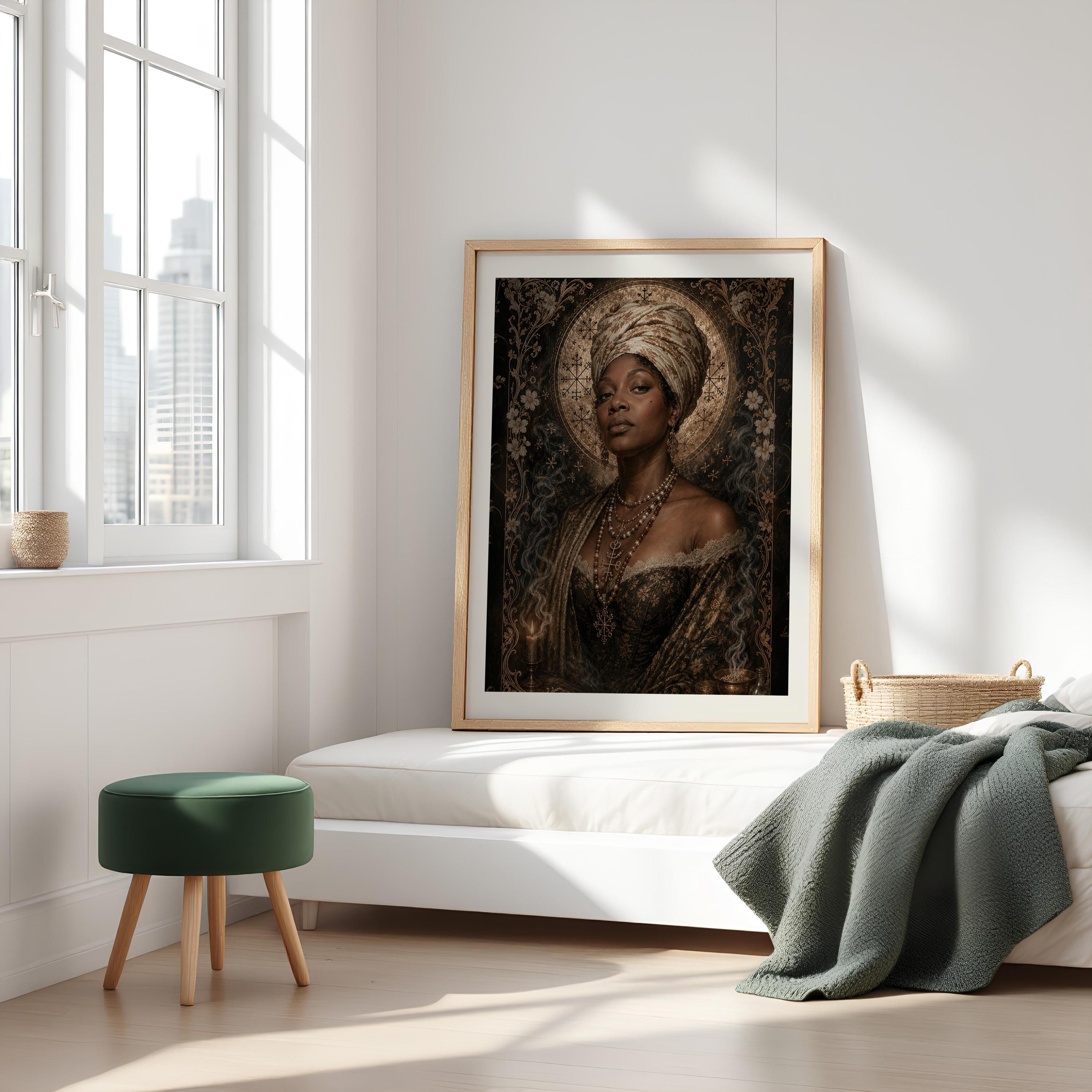 Marie Laveau Wall Art Printable, New Orleans Voodoo Queen, Marie Laveau ...