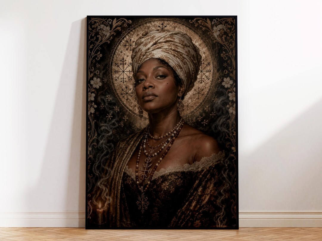 Marie Laveau Wall Art Printable, New Orleans Voodoo Queen, Marie Laveau ...