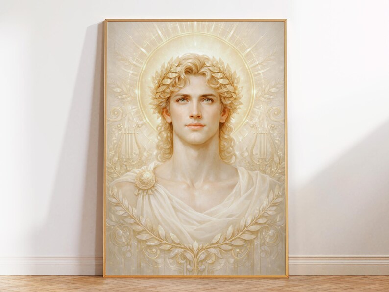 Apollo Wall Art Printable, Greek God Digital Download, Classical ...