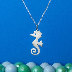 Seahorse Necklace Sterling Silver Animal Pendant Ocean Jewelry Charm Mom Sister Beach lover Best friend Birthday gift personalized gift